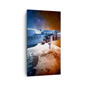 Bild auf Leinwand - Leinwandbild - Ein aufmerksamer Beobachter - 45x80 cm