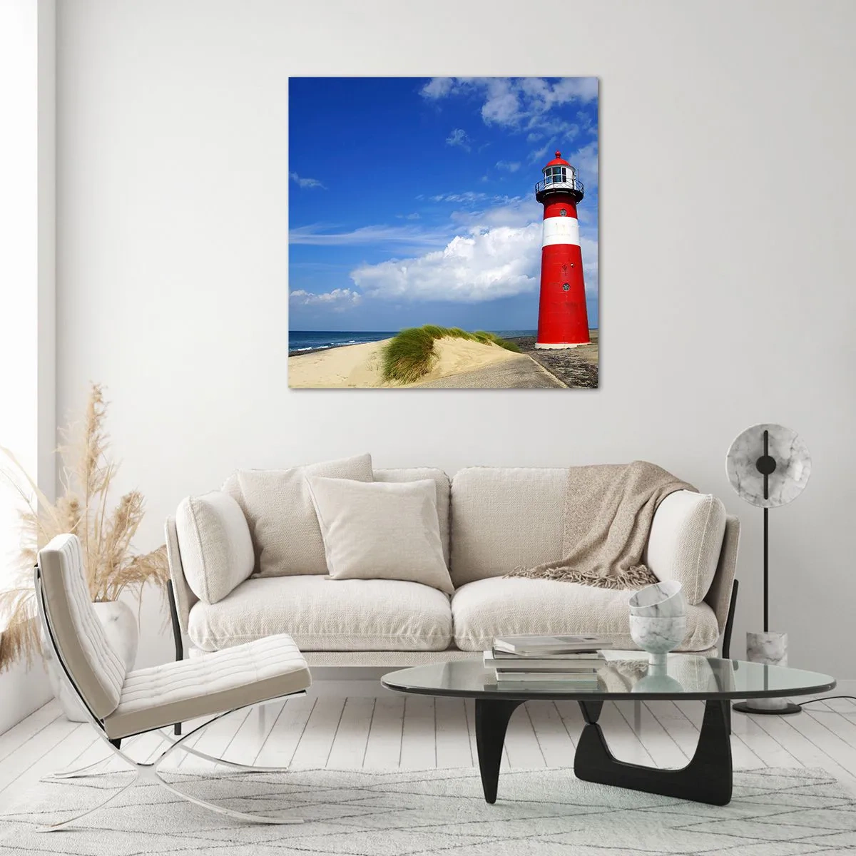 Glasbild - Bild auf glas - Traum Einsamkeit - 60x60 cm