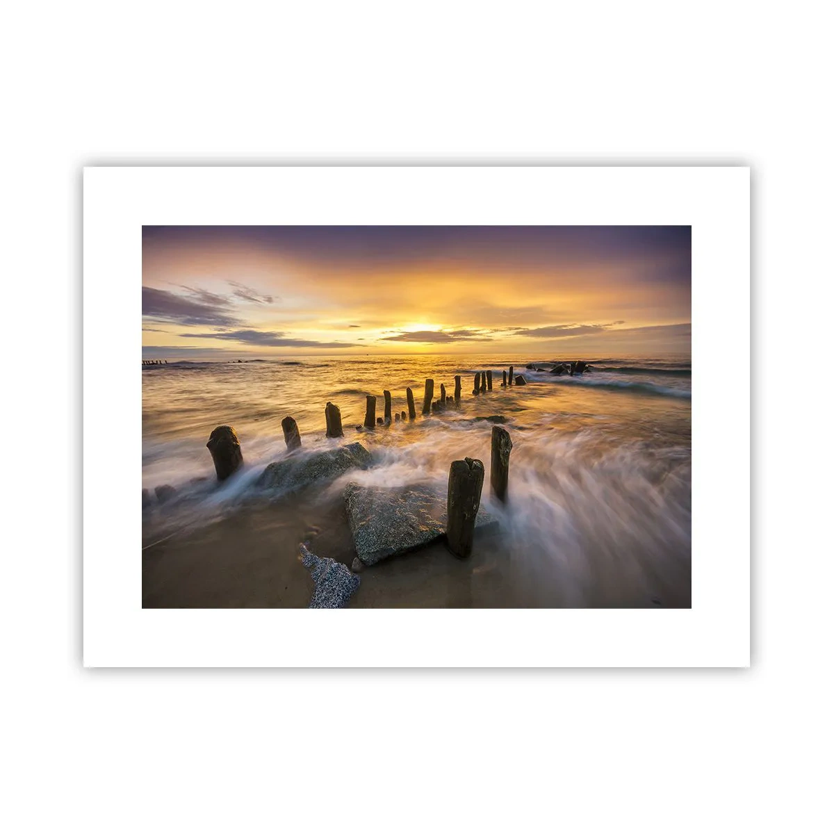 Poster - Die raue Schönheit der Ostsee - 40x30 cm