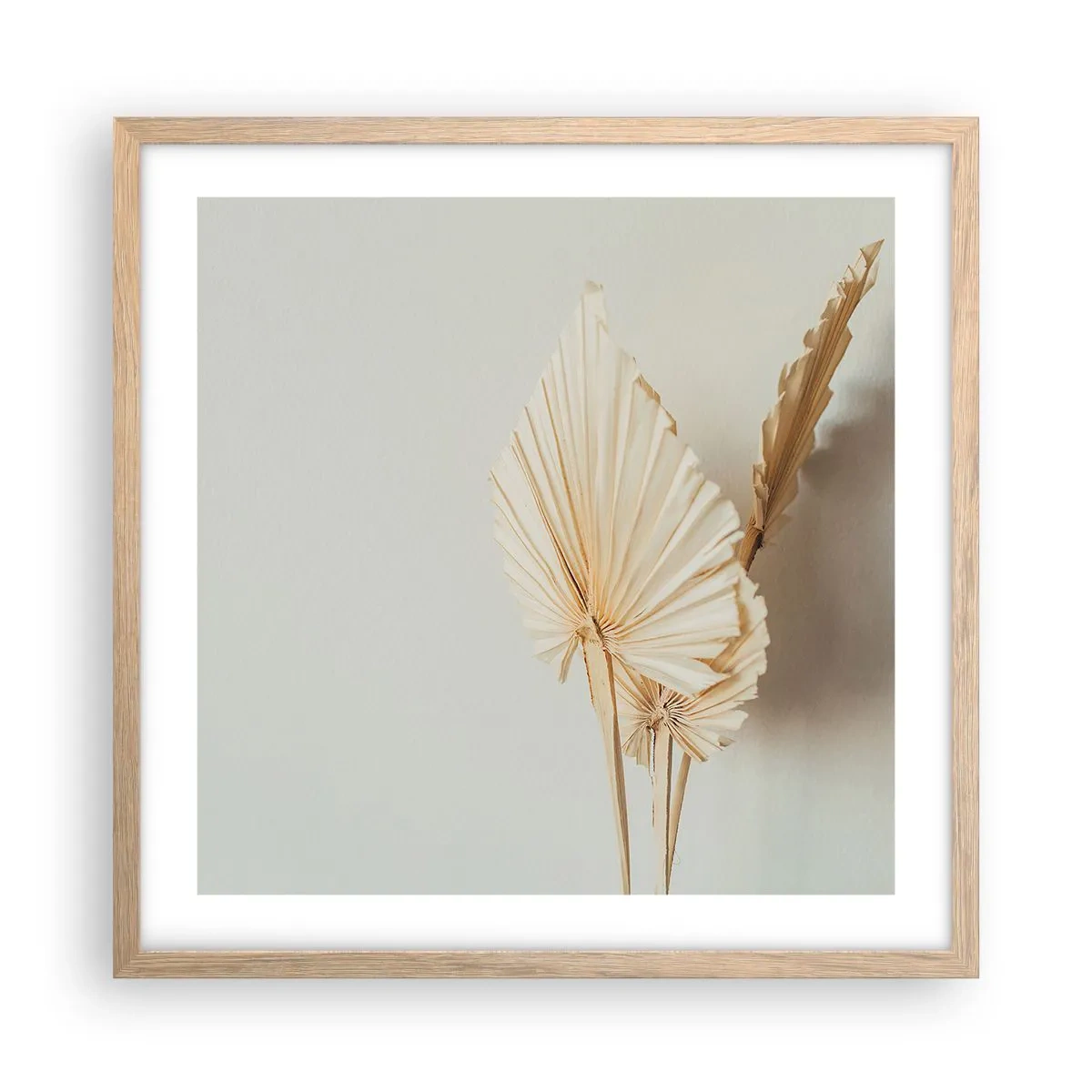 Poster in einem Rahmen aus heller Eiche - Wenn Sie Erleichterung brauchen - 50x50 cm
