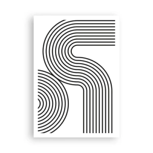 Poster - An der Kurve - 70x100 cm