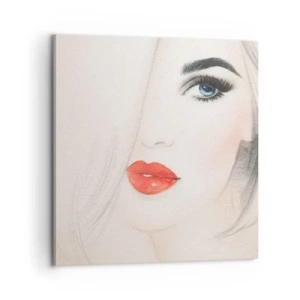 Bild auf Leinwand - Leinwandbild - Es hypnotisiert und berauscht - 60x60 cm