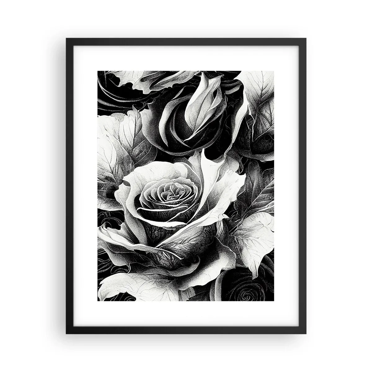 Poster in einem schwarzem Rahmen - Immer Königin - 40x50 cm