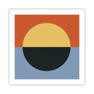 Poster - Eine Komposition aus Wärme und Kühle - 50x50 cm