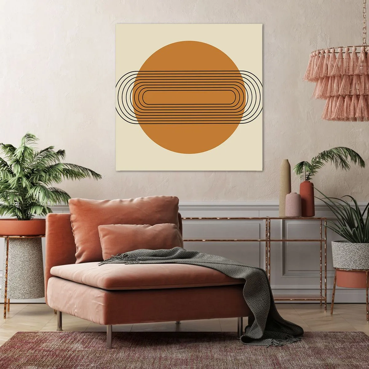 Bild auf Leinwand - Leinwandbild - Perfekter Plan - 40x40 cm