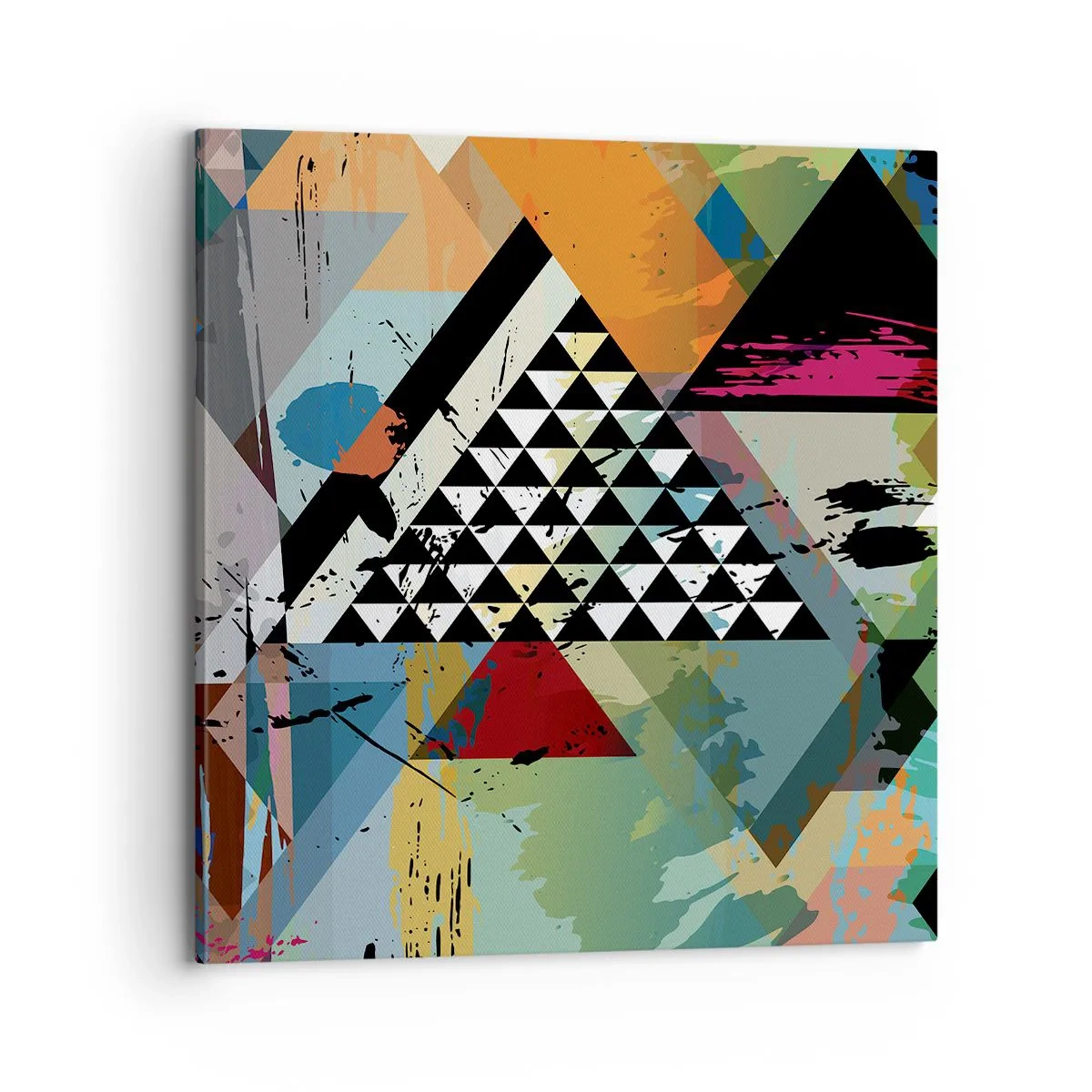 Bild auf Leinwand - Leinwandbild - Wie einfach ist es - 70x70 cm