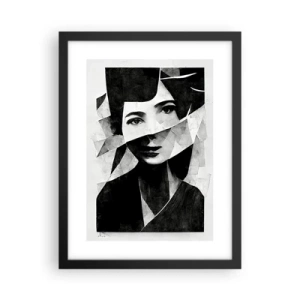 Poster in einem schwarzem Rahmen - So, wie du wirklich bist… - 30x40 cm