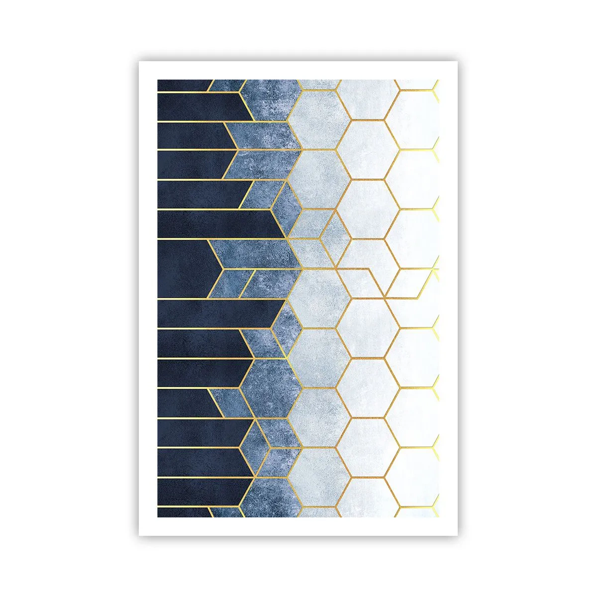 Poster - Komposition im synkopischen Rhythmus - 61x91 cm