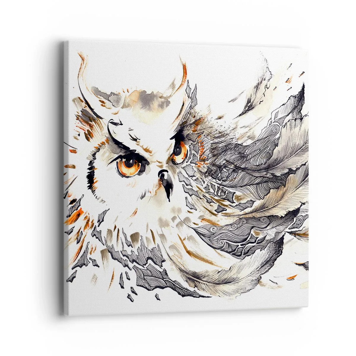 Bild auf Leinwand - Leinwandbild - Sie kam aus der Welt der Magie - 40x40 cm