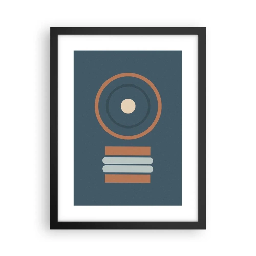 Poster in einem schwarzem Rahmen - Das Wesen der Dinge - 30x40 cm