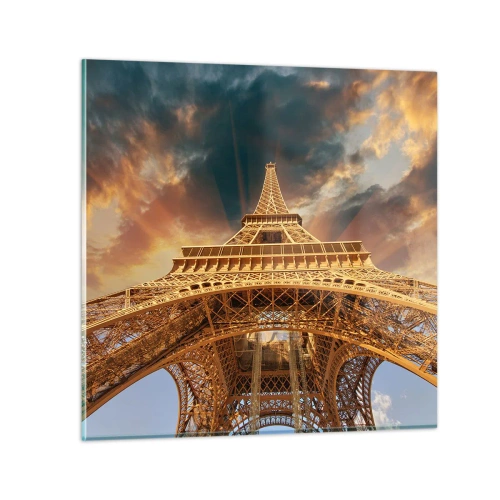 Glasbild - Bild auf glas - Wie die Menschheit den Himmel erreichte - 30x30 cm