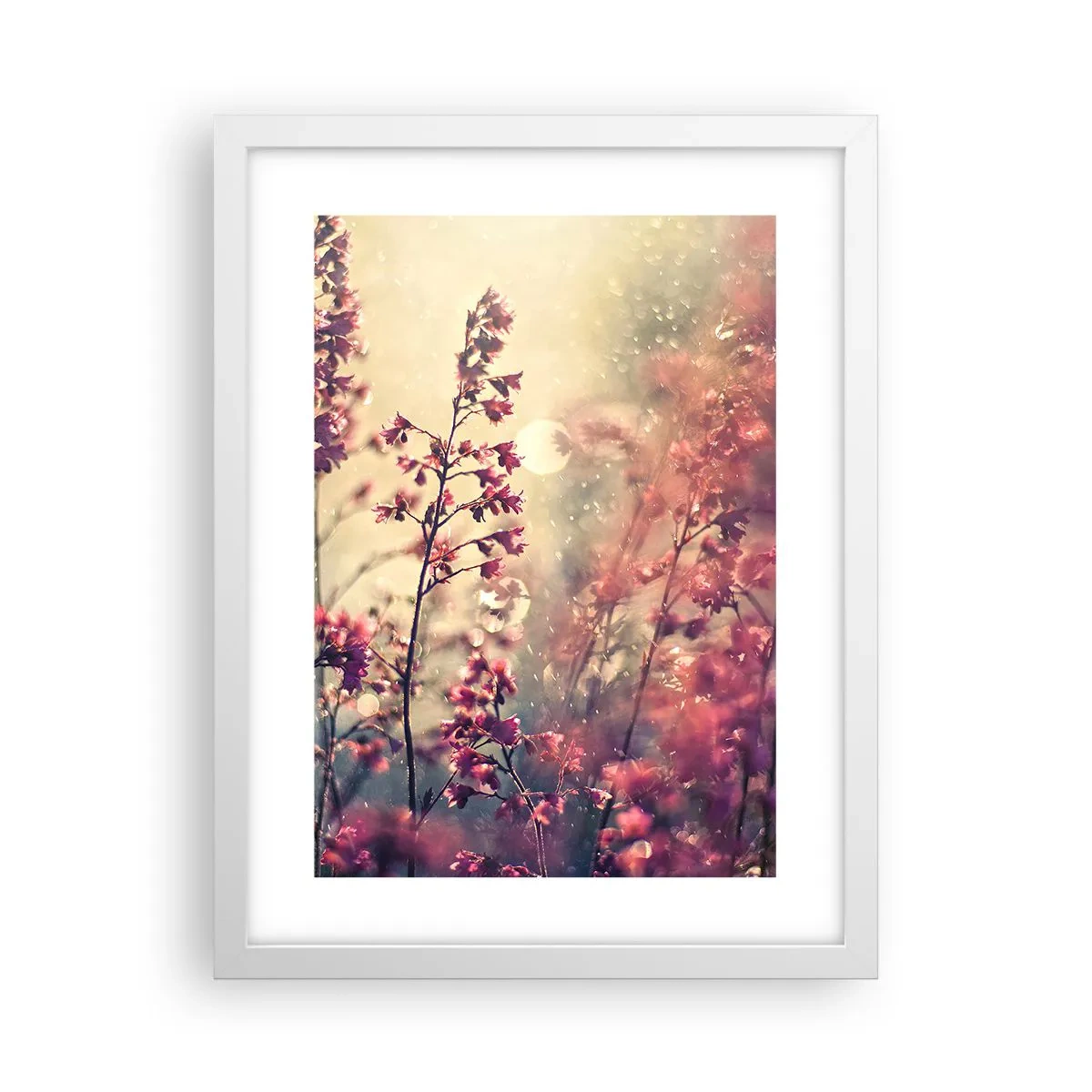 Poster in einem weißen Rahmen - Geheimnisvoller Garten - 30x40 cm