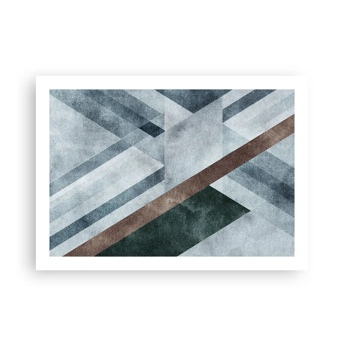 Poster - Anspruchsvolle Eleganz der Geometrie - 70x50 cm