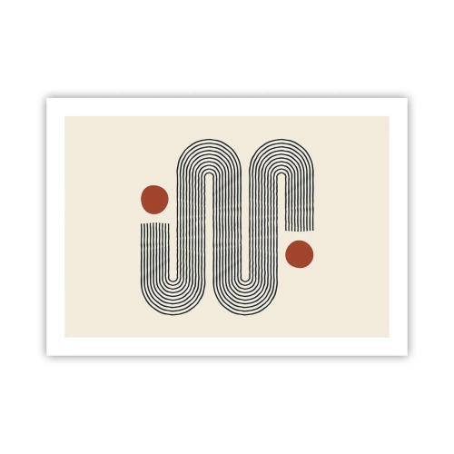 Poster - Vom Anfang bis zum Ende - 70x50 cm