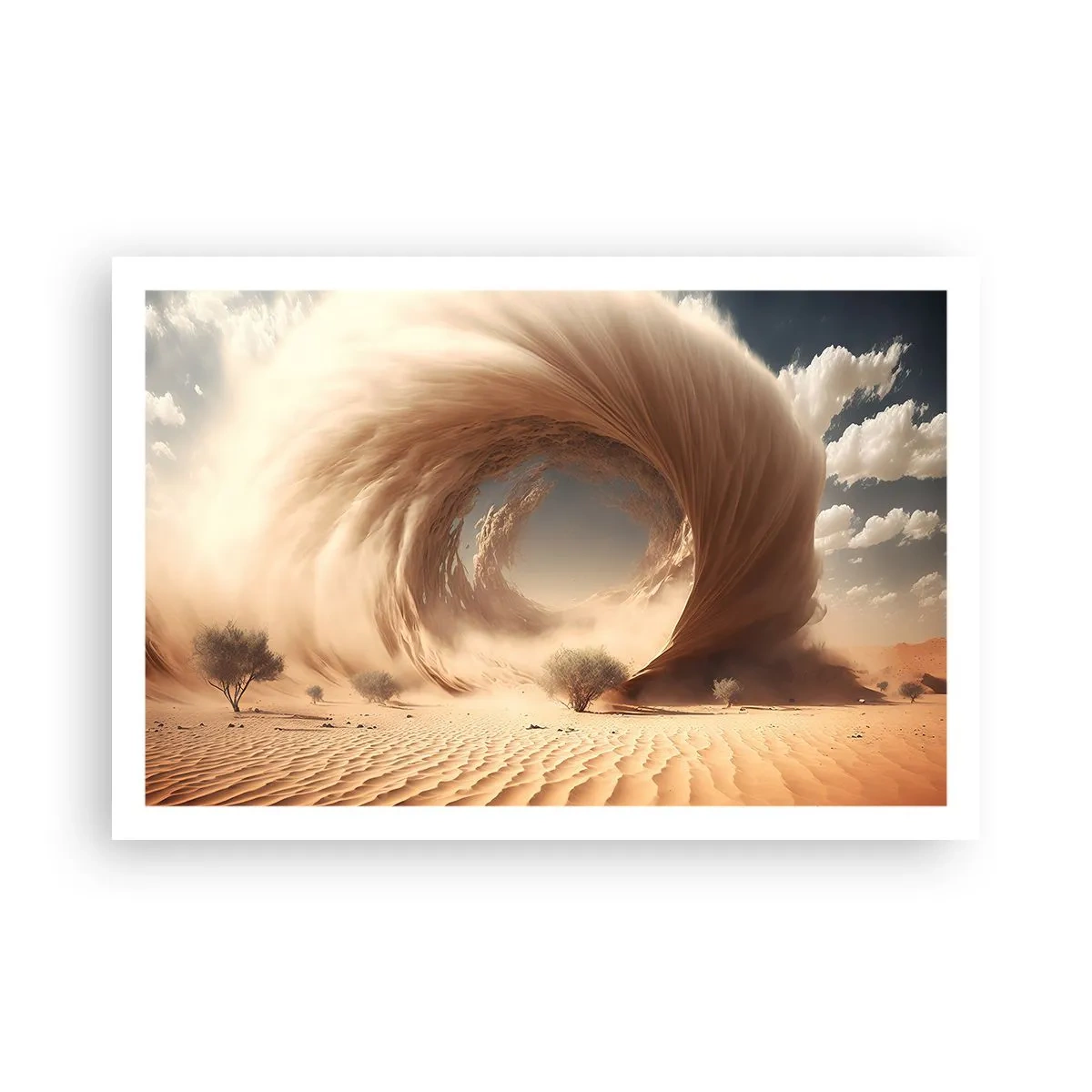 Poster - Geöffnetes Portal - 91x61 cm