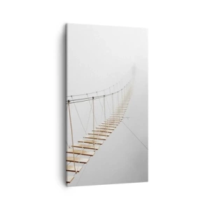 Bild auf Leinwand - Leinwandbild - Wohin wird es dich führen? - 45x80 cm