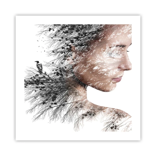 Poster - Der Geist des Waldes - 50x50 cm