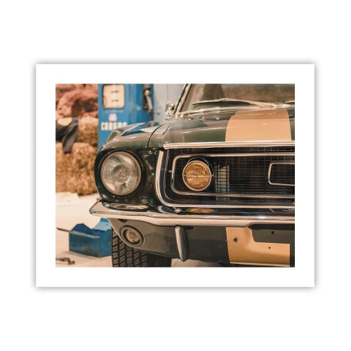 Poster - Treffen mit einer Legende - 50x40 cm