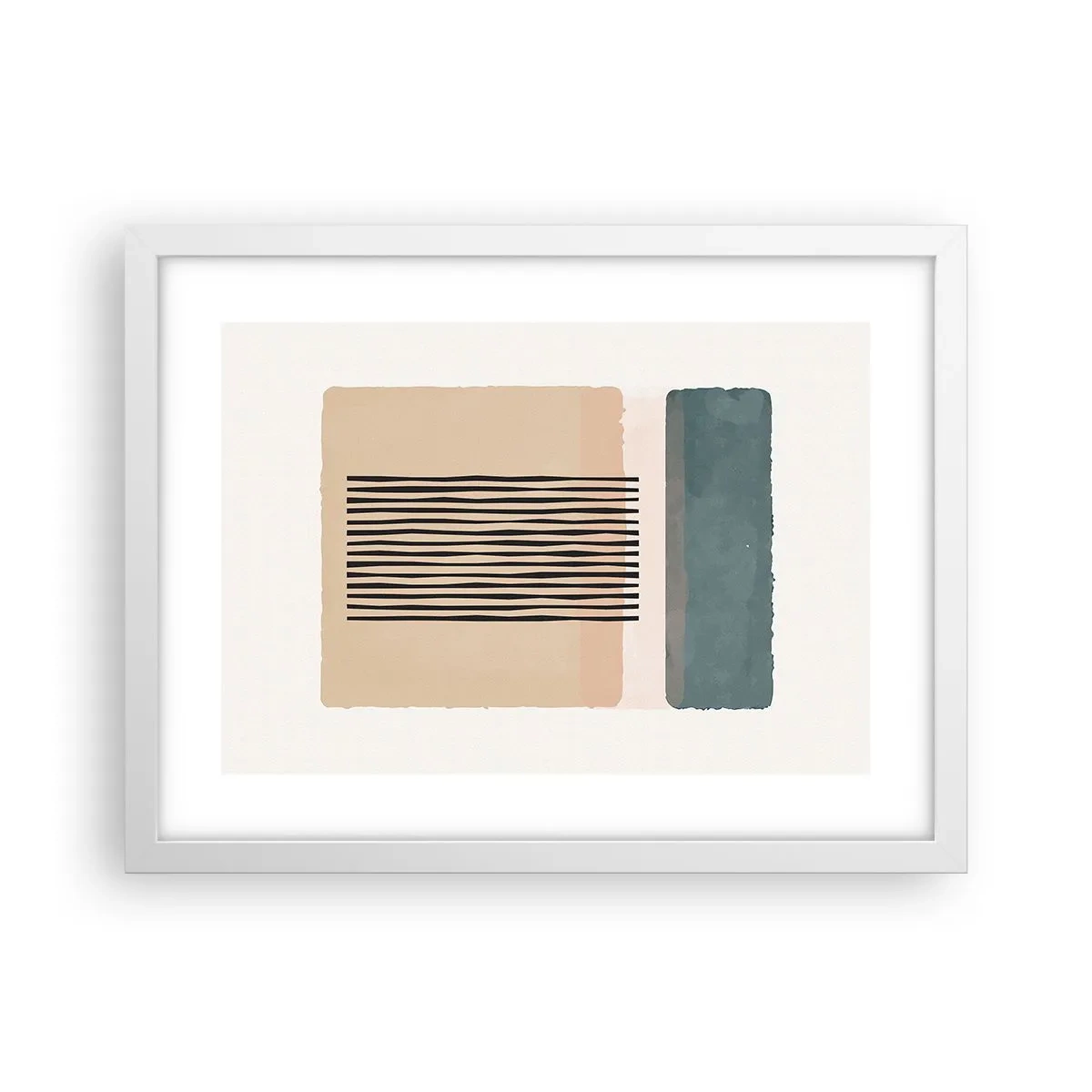 Poster in einem weißen Rahmen - Alles ist in Ordnung - 40x30 cm