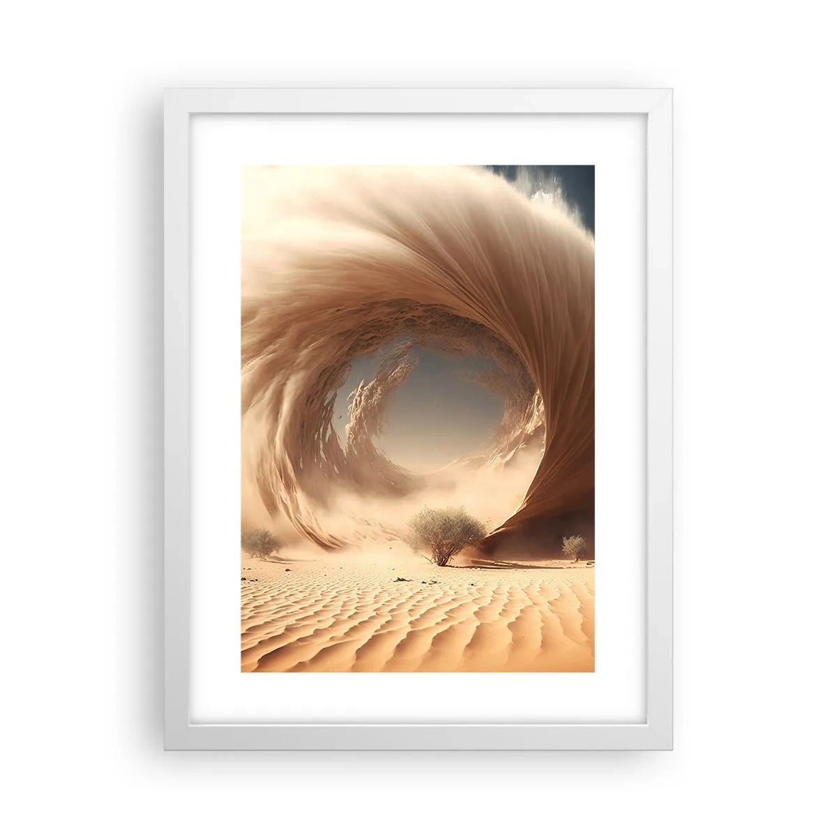 Poster in einem weißen Rahmen - Geöffnetes Portal - 30x40 cm