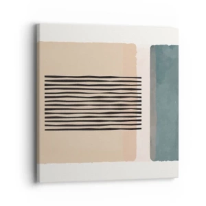 Bild auf Leinwand - Leinwandbild - Alles ist in Ordnung - 40x40 cm