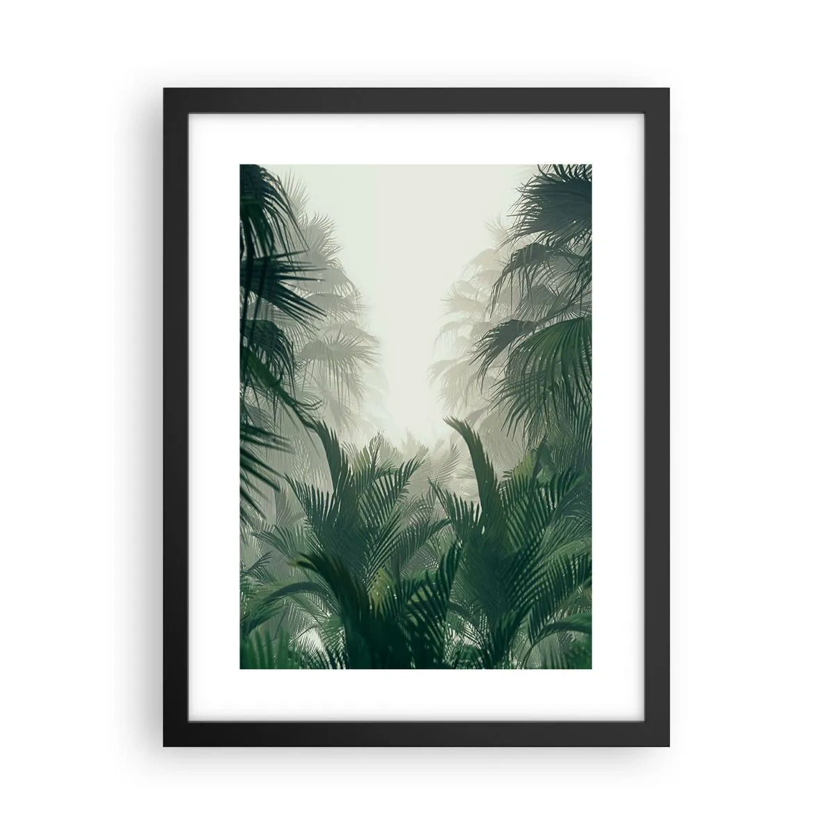 Poster in einem schwarzem Rahmen - Tropisches Geheimnis - 30x40 cm