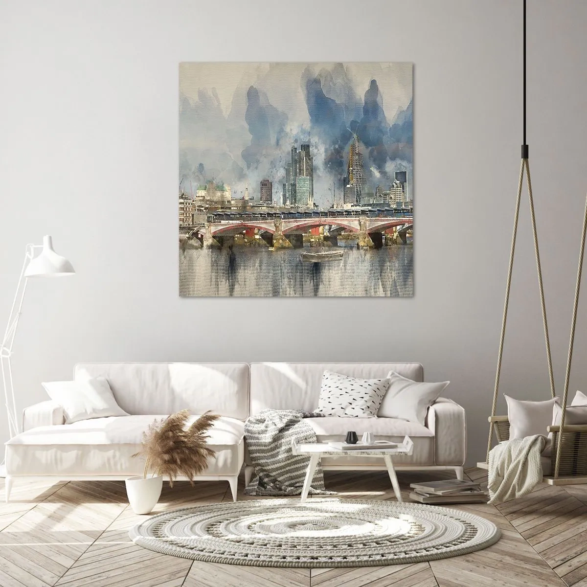 Bild auf Leinwand - Leinwandbild - London in seiner ganzen Pracht - 30x30 cm