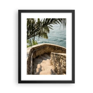 Poster in einem schwarzem Rahmen - Unter der Sonne Italiens - 30x40 cm