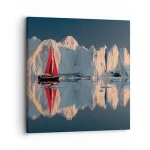 Bild auf Leinwand - Leinwandbild - Am Rande der Welt - 30x30 cm