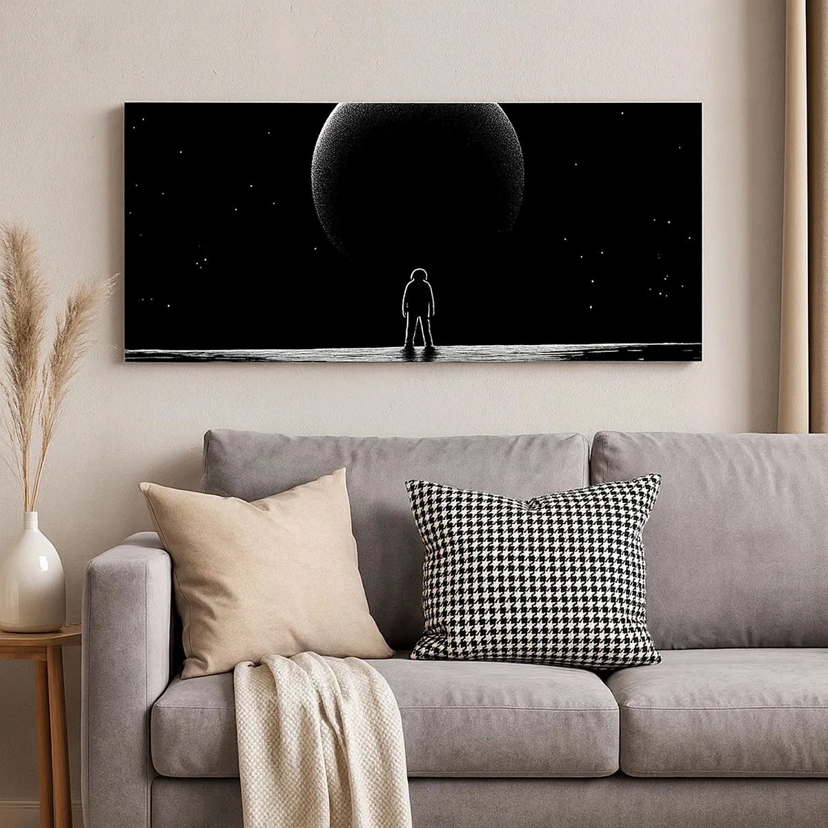 Bild auf Leinwand - Leinwandbild - Angesicht zu Angesicht - 100x40 cm