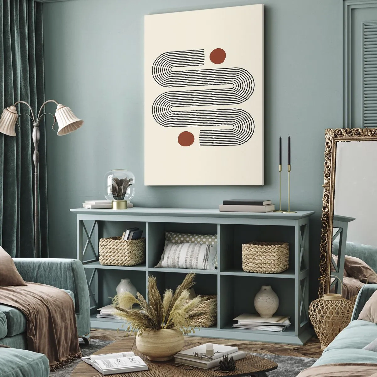 Bild auf Leinwand - Leinwandbild - Vom Anfang bis zum Ende - 45x80 cm