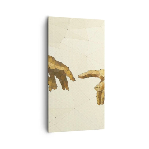 Bild auf Leinwand - Leinwandbild - Göttliche Geometrie - 55x100 cm