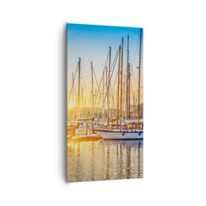 Bild auf Leinwand - Leinwandbild - Der Wind muss auch schlafen - 65x120 cm