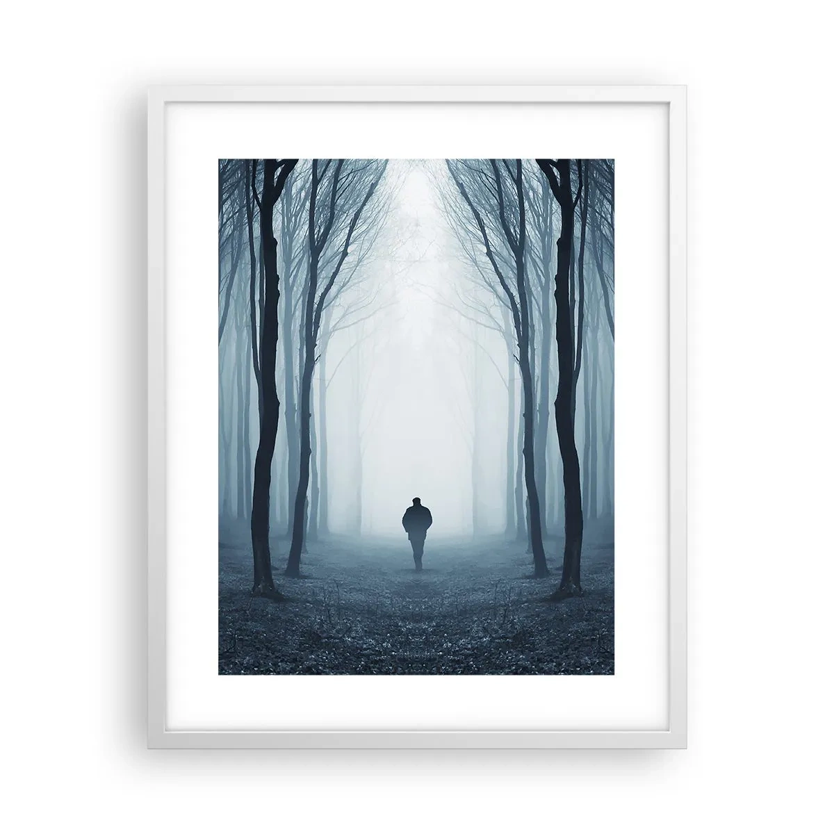 Poster in einem weißen Rahmen - Alles einfach und übersichtlich - 40x50 cm