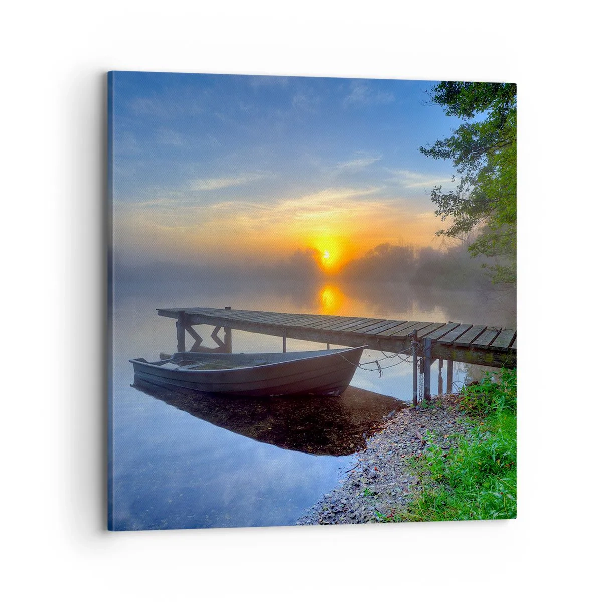 Bild auf Leinwand - Leinwandbild - Wie aus Gewöhnlichem Magie wird - 70x70 cm