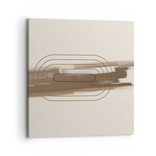 Bild auf Leinwand - Leinwandbild - Ein Hauch von Grau - 70x70 cm