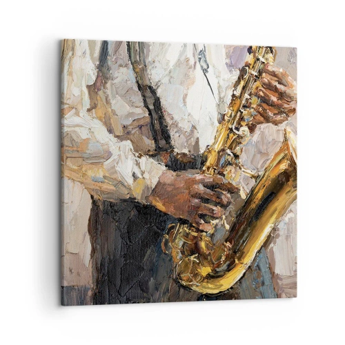 Bild auf Leinwand - Leinwandbild - Zeit fürs Solo - 50x50 cm