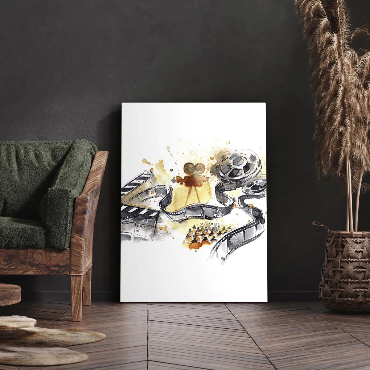 Bild auf Leinwand - Leinwandbild - Im Land der Träume - 45x80 cm