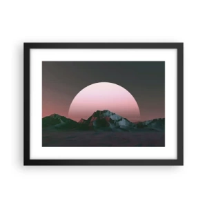 Poster in einem schwarzem Rahmen - In einer Nachbargalaxie - 40x30 cm