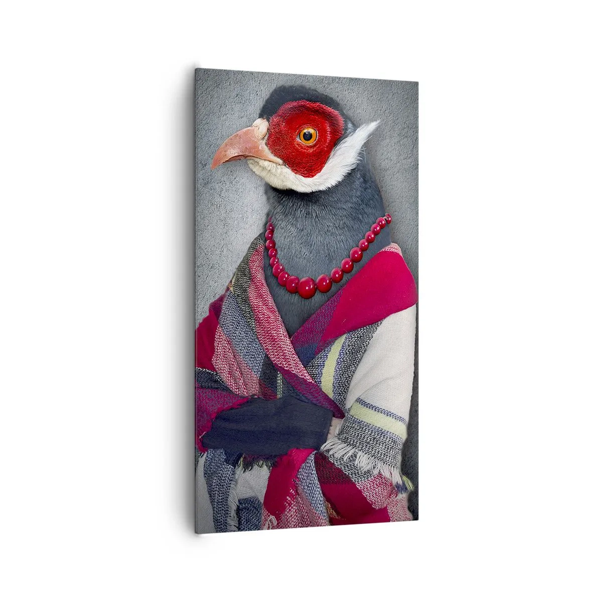 Bild auf Leinwand - Leinwandbild - Was mache ich hier?! - 65x120 cm