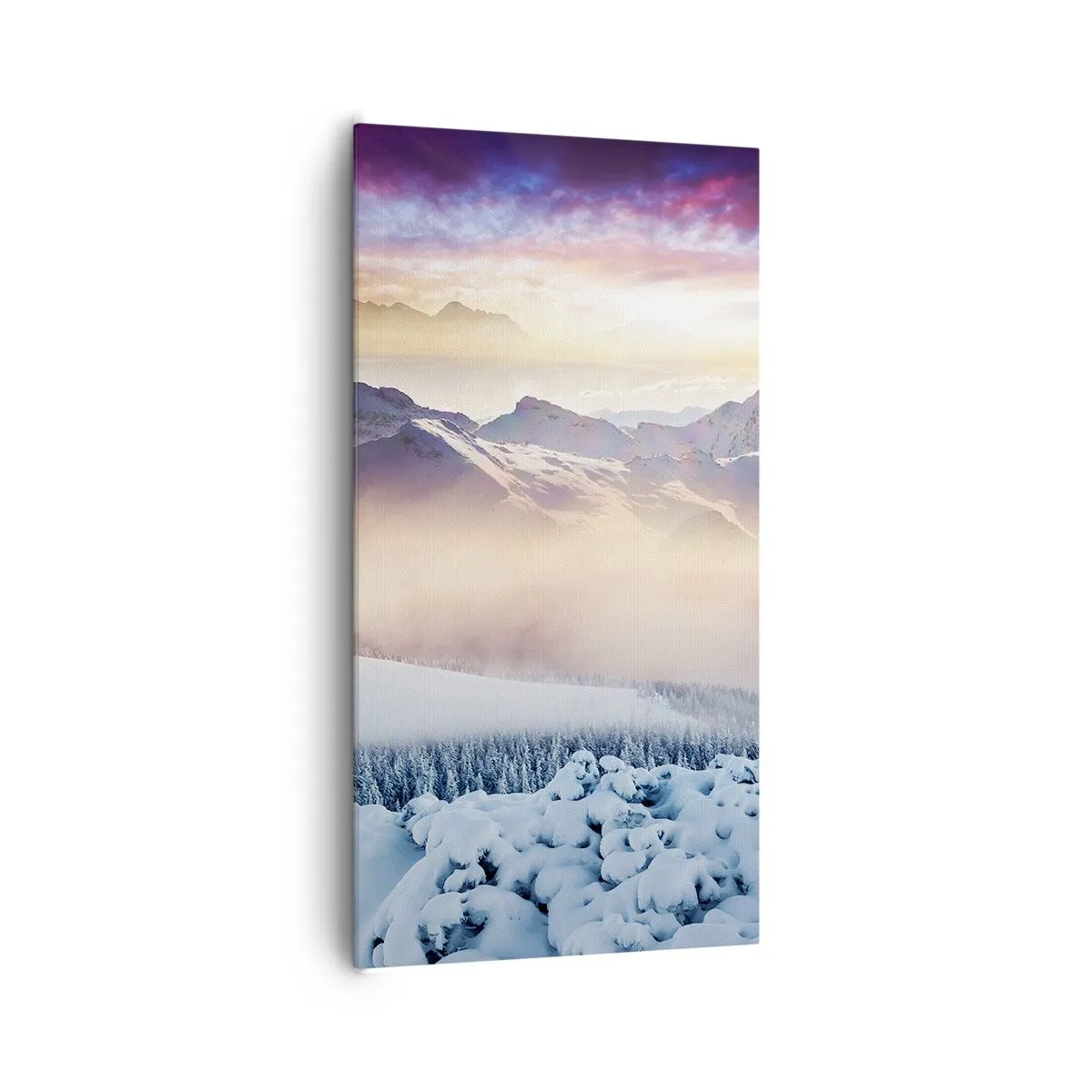 Bild auf Leinwand - Leinwandbild - Die Kraft und Reinheit der Natur - 65x120 cm