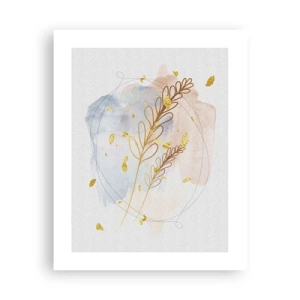 Poster - Goldenr Hauch - 40x50 cm