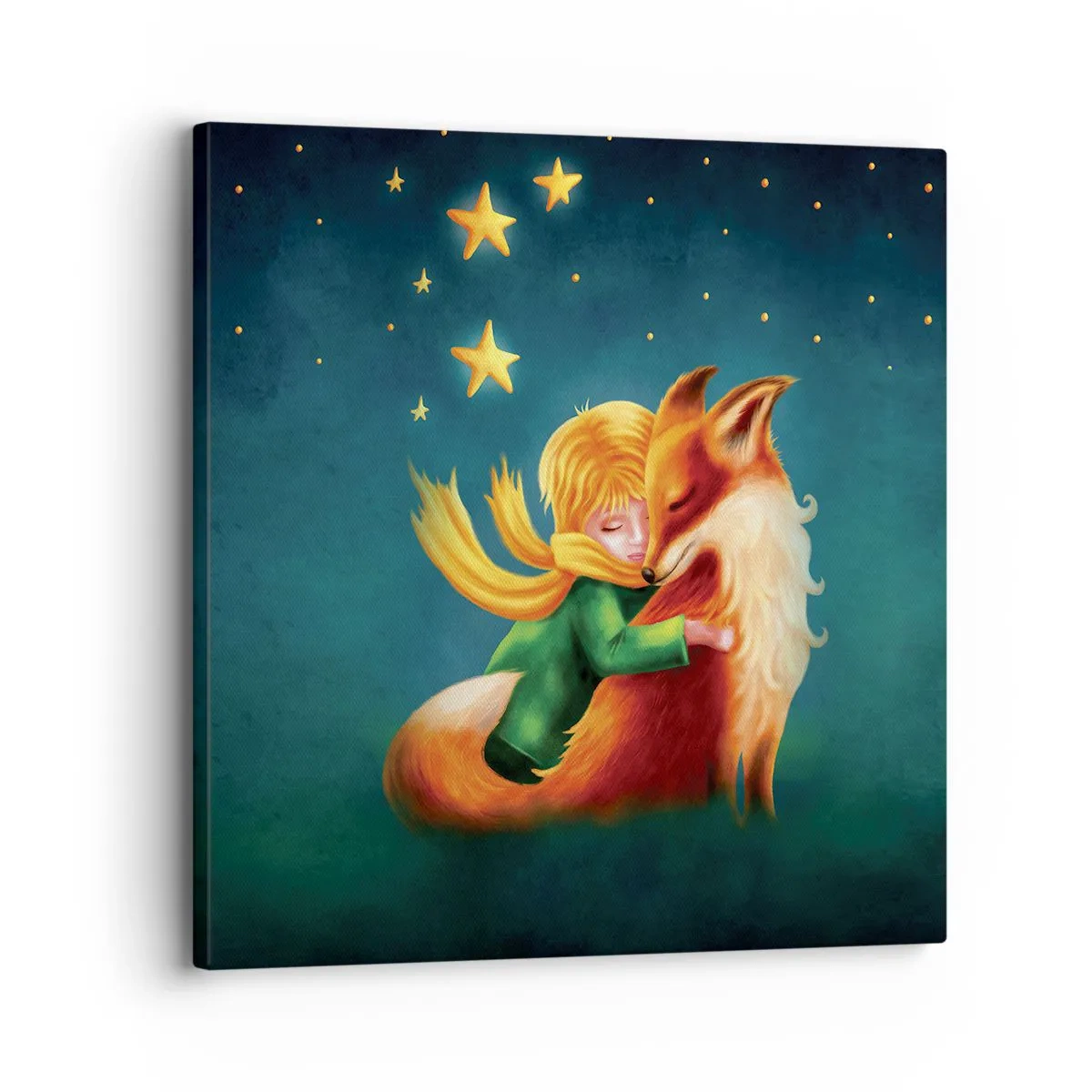Bild auf Leinwand - Leinwandbild - Kleiner Prinz - 30x30 cm