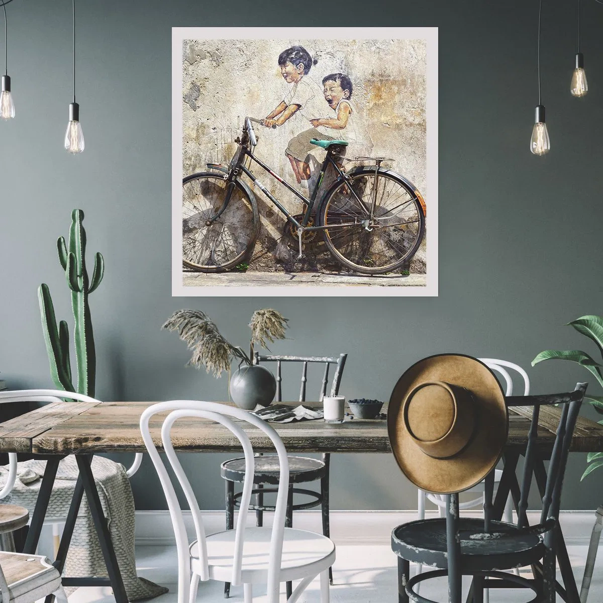 Poster - Richtig oder falsch? - 60x60 cm