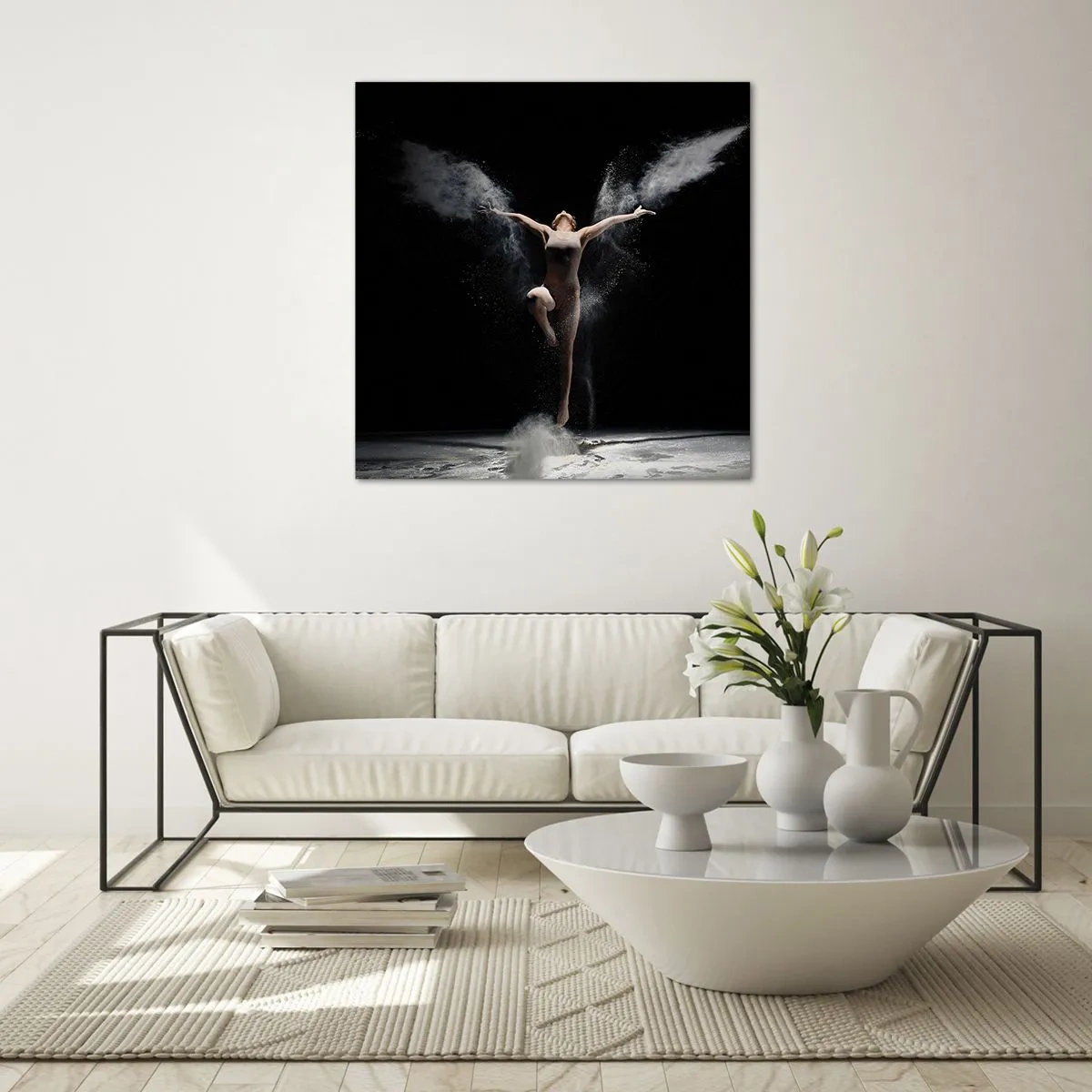 Glasbild - Bild auf glas - Elfen existieren - 30x30 cm