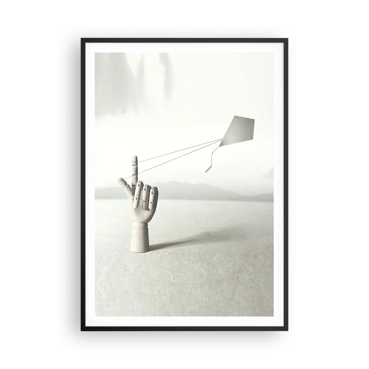 Poster in einem schwarzem Rahmen - Kraftprobe - 70x100 cm