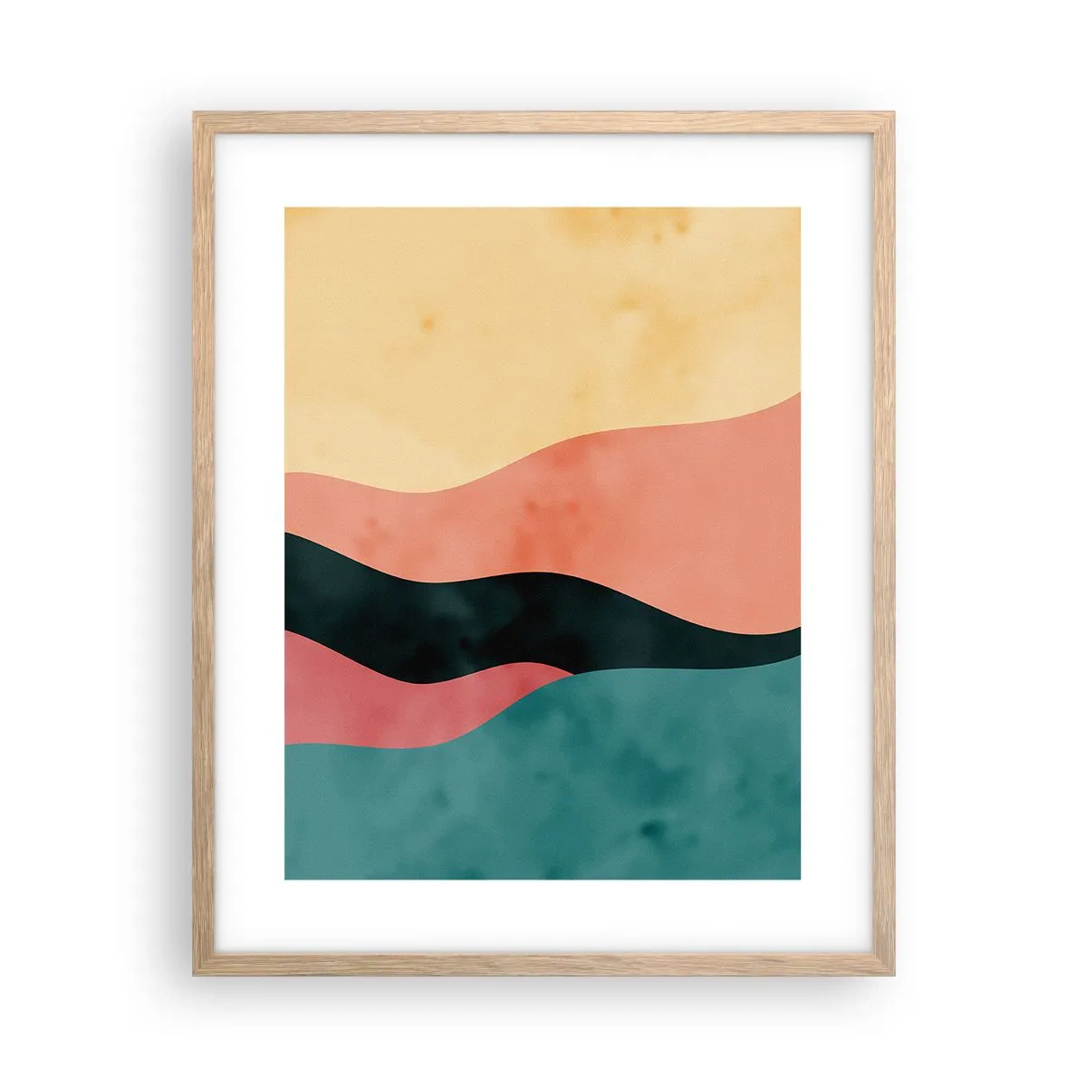 Poster in einem Rahmen aus heller Eiche - Konforme Nichtkonformität - 40x50 cm