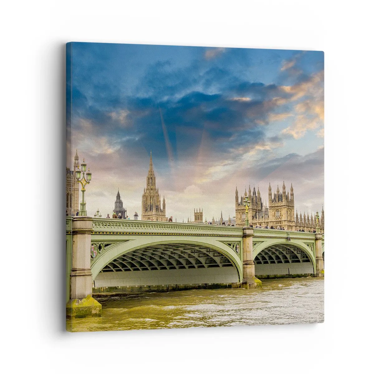 Bild auf Leinwand - Leinwandbild - Im Imperium ist die Zeit stehen geblieben - 30x30 cm