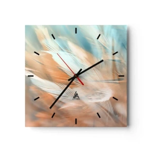 Wanduhr - Glasuhr - Im Land der Sanftmut - 40x40 cm