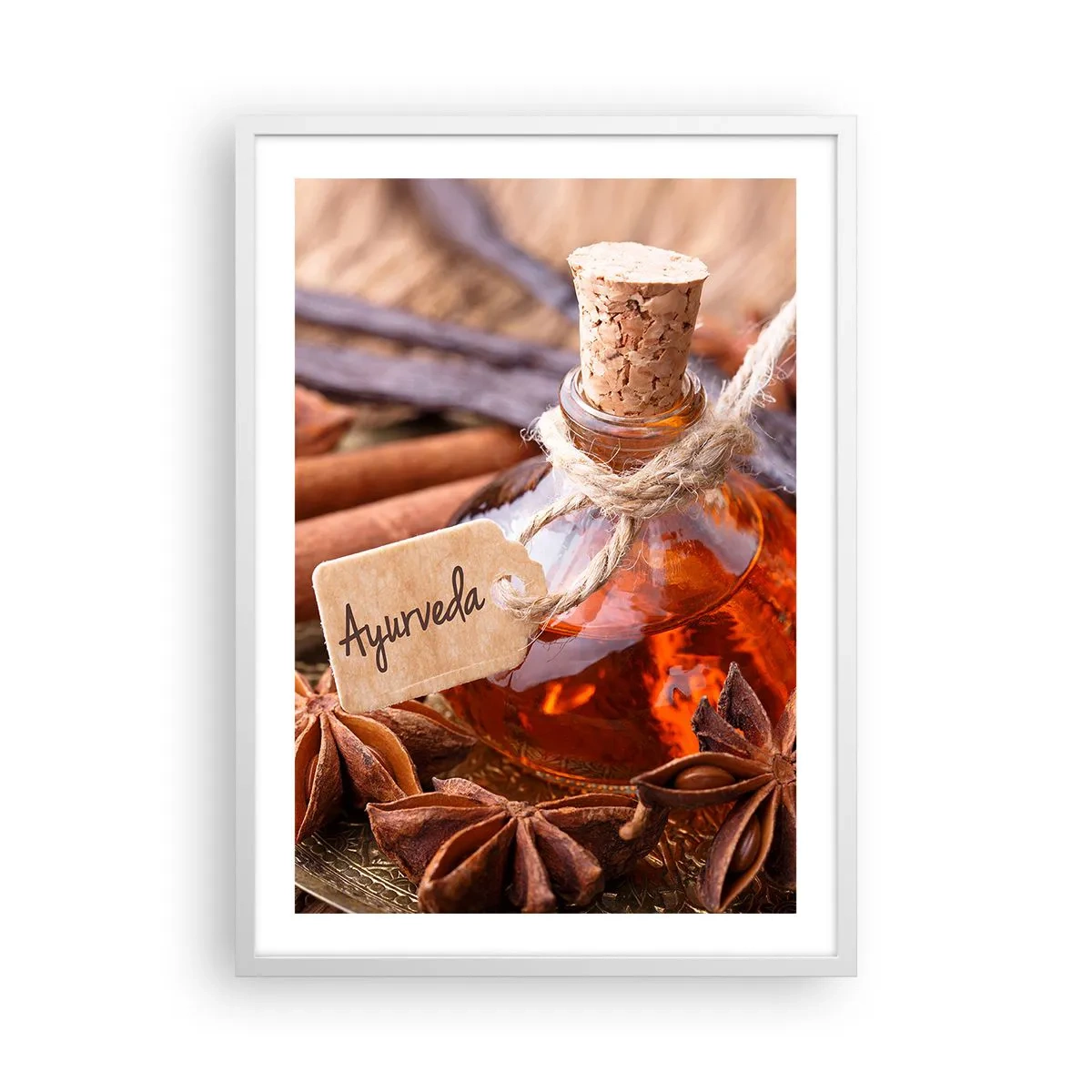 Poster in einem weißen Rahmen - Zur Einheit von Körper und Geist - 50x70 cm